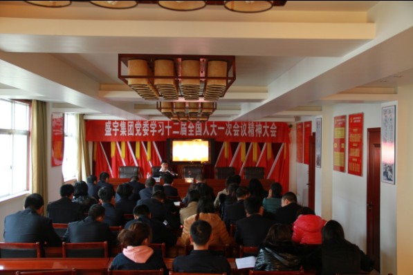 盛宇集團學習十二屆大一次會議精神