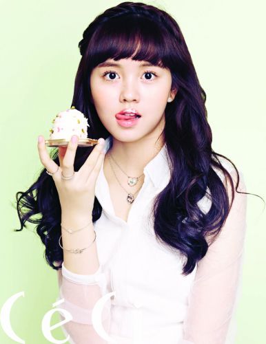 童星金素賢寫真清新魅力展淑女