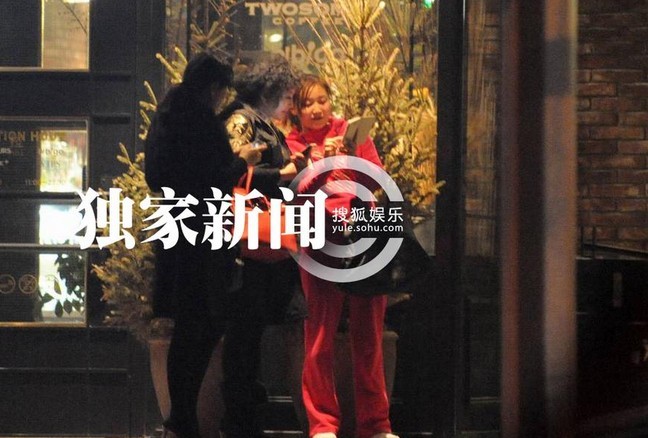 劉曉慶攜易綱會友