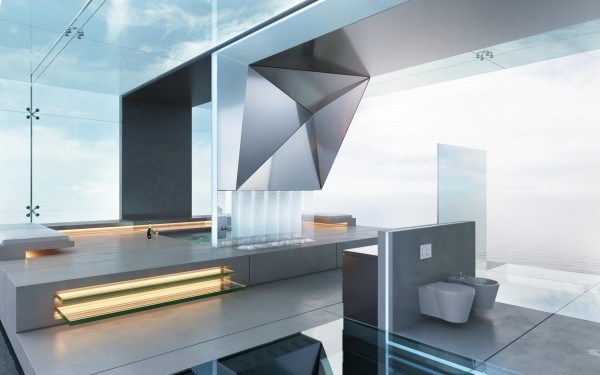 簡約風范現代衛浴空間設計(3)