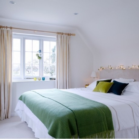 綠色調臥室案例讓居室春意怏然(2)