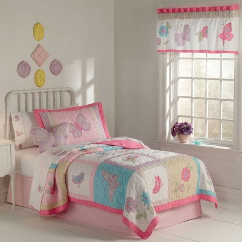 23個點子用蝴蝶元素裝飾女孩房(上)