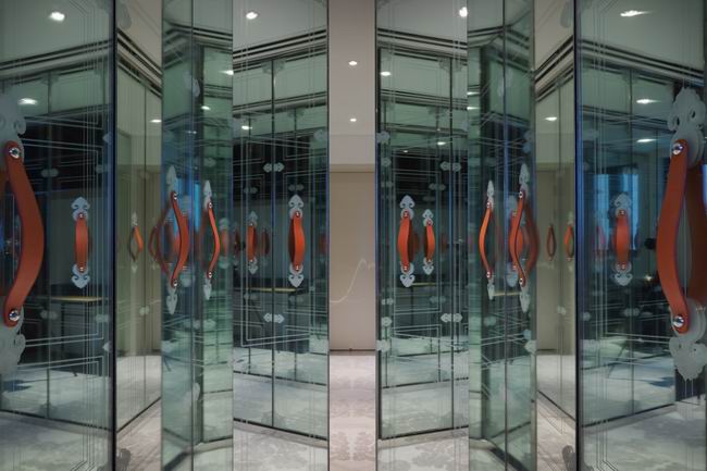 藍(lán)色頂層復(fù)式公寓