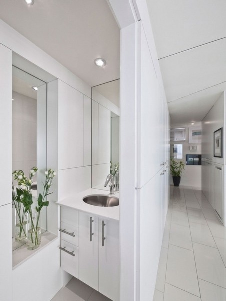 空間設計感加拿大白色公寓