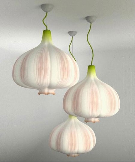 加一點創(chuàng)意:大蒜吊燈