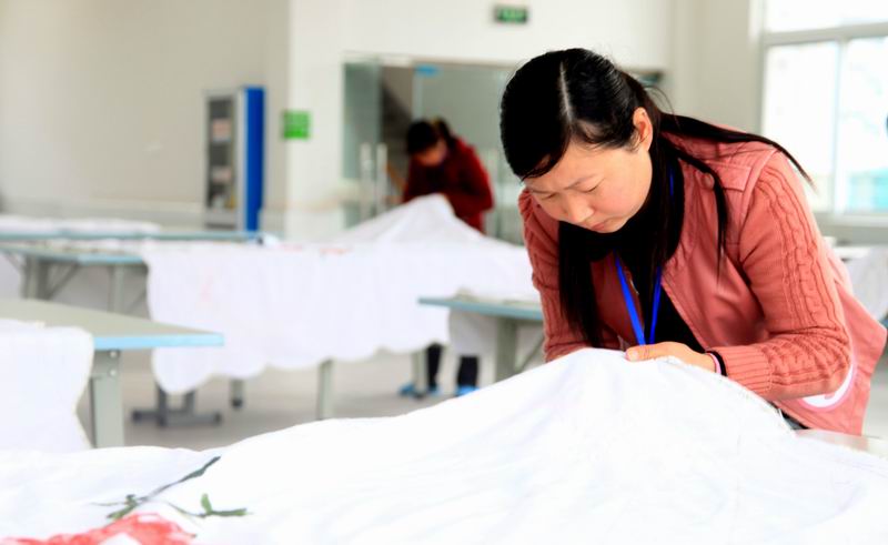 岳西舉辦首屆家紡手工工藝大師比賽