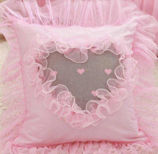 溫馨家紡用品之靠墊—暖色系夢幻浪漫