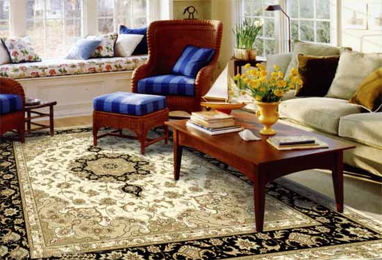 純手工地毯繡編織方法