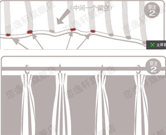 窗簾怎么掛才好看掛窗簾方式