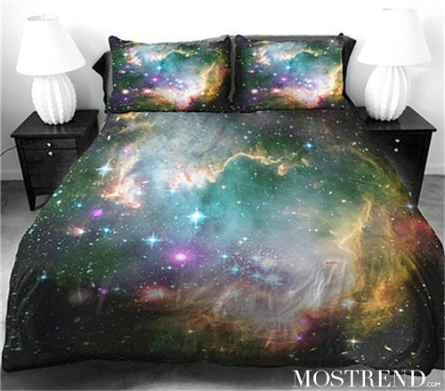 唯美床品陪你一起感受來自星空的魅力