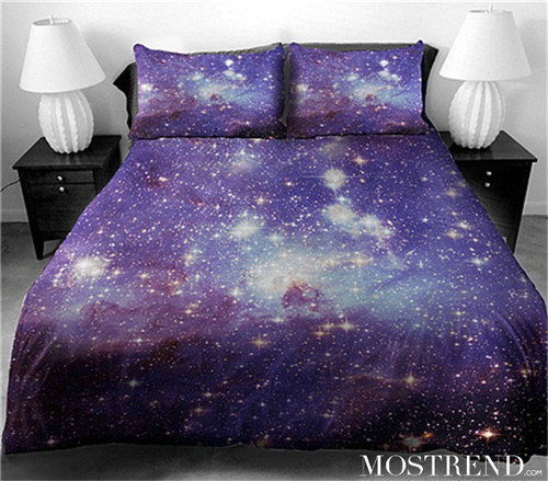 唯美床品陪你一起感受來自星空的魅力