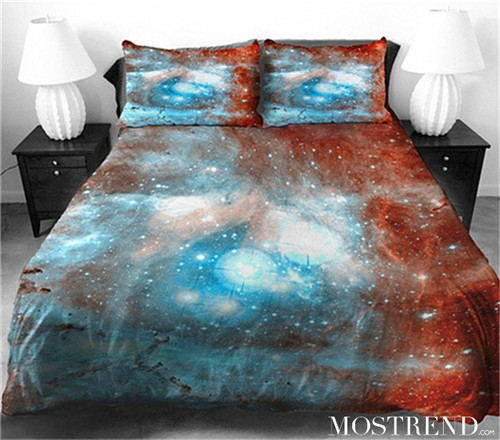 唯美床品陪你一起感受來自星空的魅力