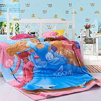 卡通珊瑚絨毯1243