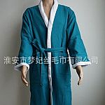 全棉華夫格毛圈浴袍賓館桑拿浴袍 浴裙