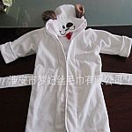 全棉割絨兒童浴袍