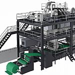 全自動無紡布立體燙把一體機