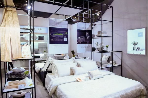 “如意家紡、櫻花相伴”--2019intertextileSHANGHAIhometextiles5.2HK30盛裝演繹智能·家紡